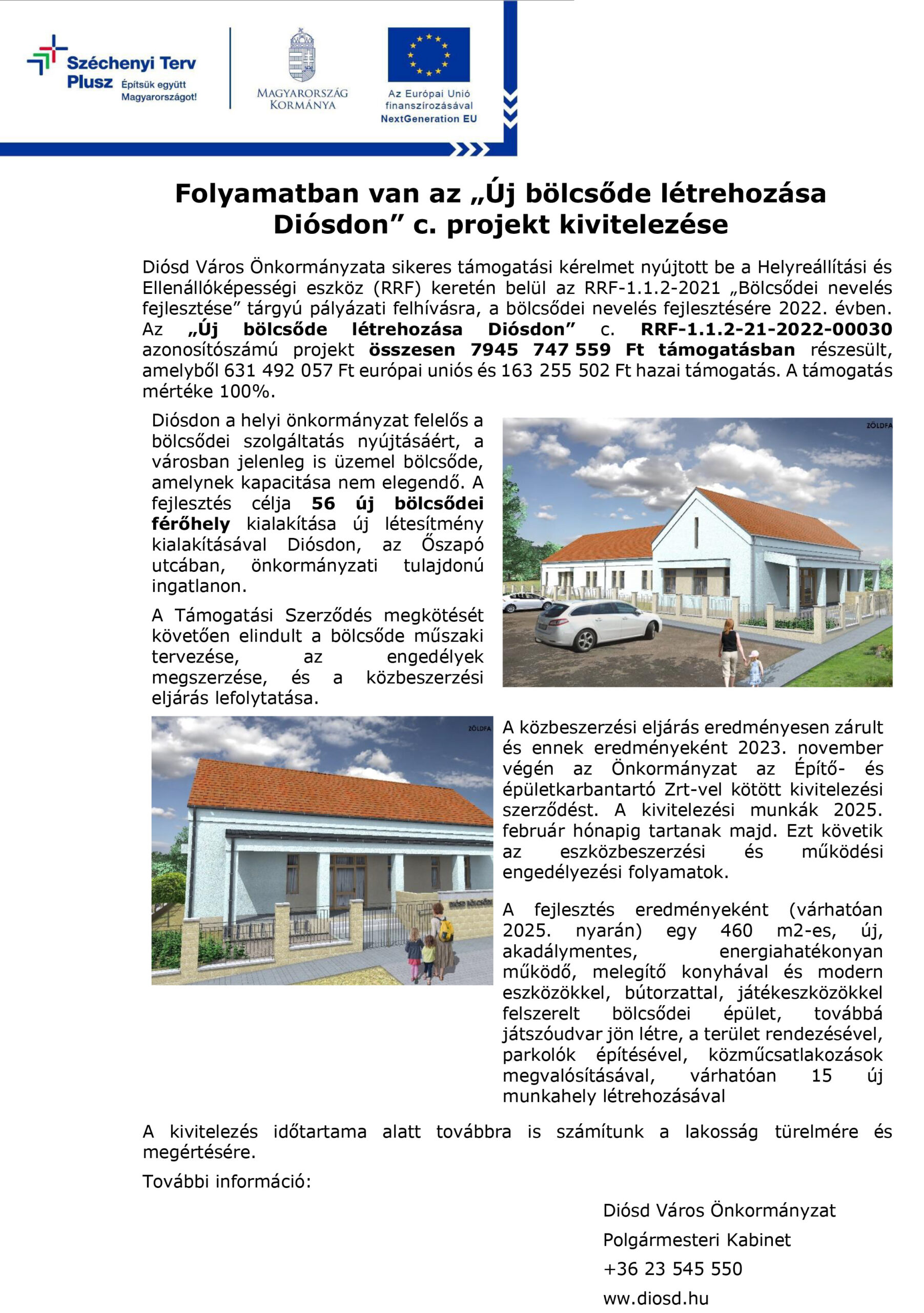 Projekt - szórólap